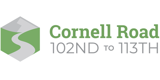 Cornell Road Project between 102nd to 113th avenues logo